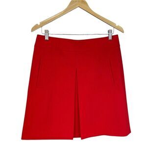 Loft A Line Skirt Color Red. Size 6